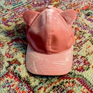 Pink Cat baseball hat
